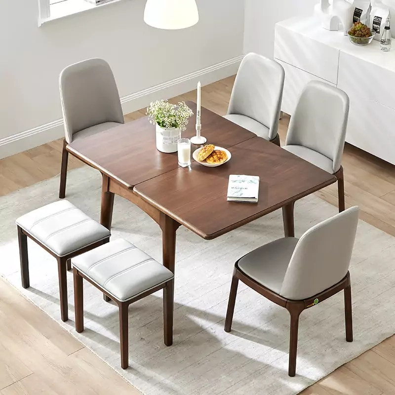 Bàn Ăn Gấp Gọn Gỗ Tự Nhiên BA045