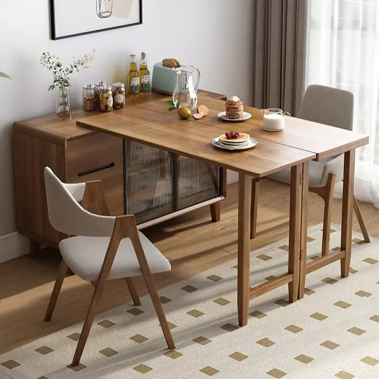 Bàn Ăn Tích Hợp Tủ Đa Năng Gỗ Tự Nhiên BA049