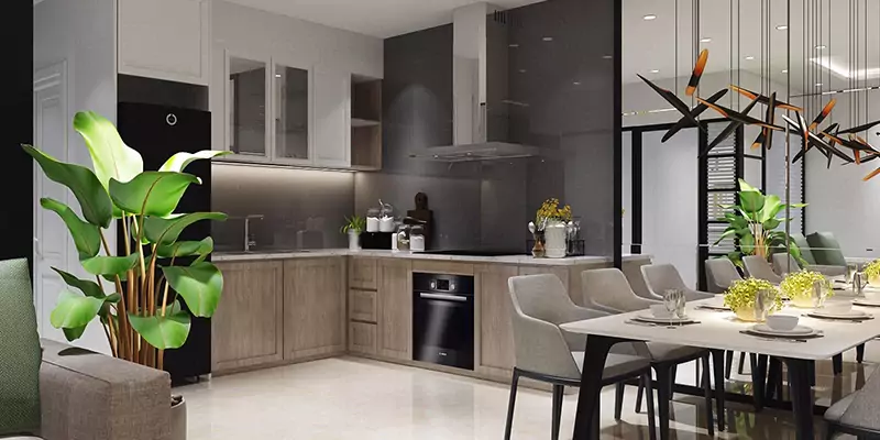 Bật mí ngay 3 cách trang trí phòng bếp nhà cấp 4 được ưa chuộng nhất